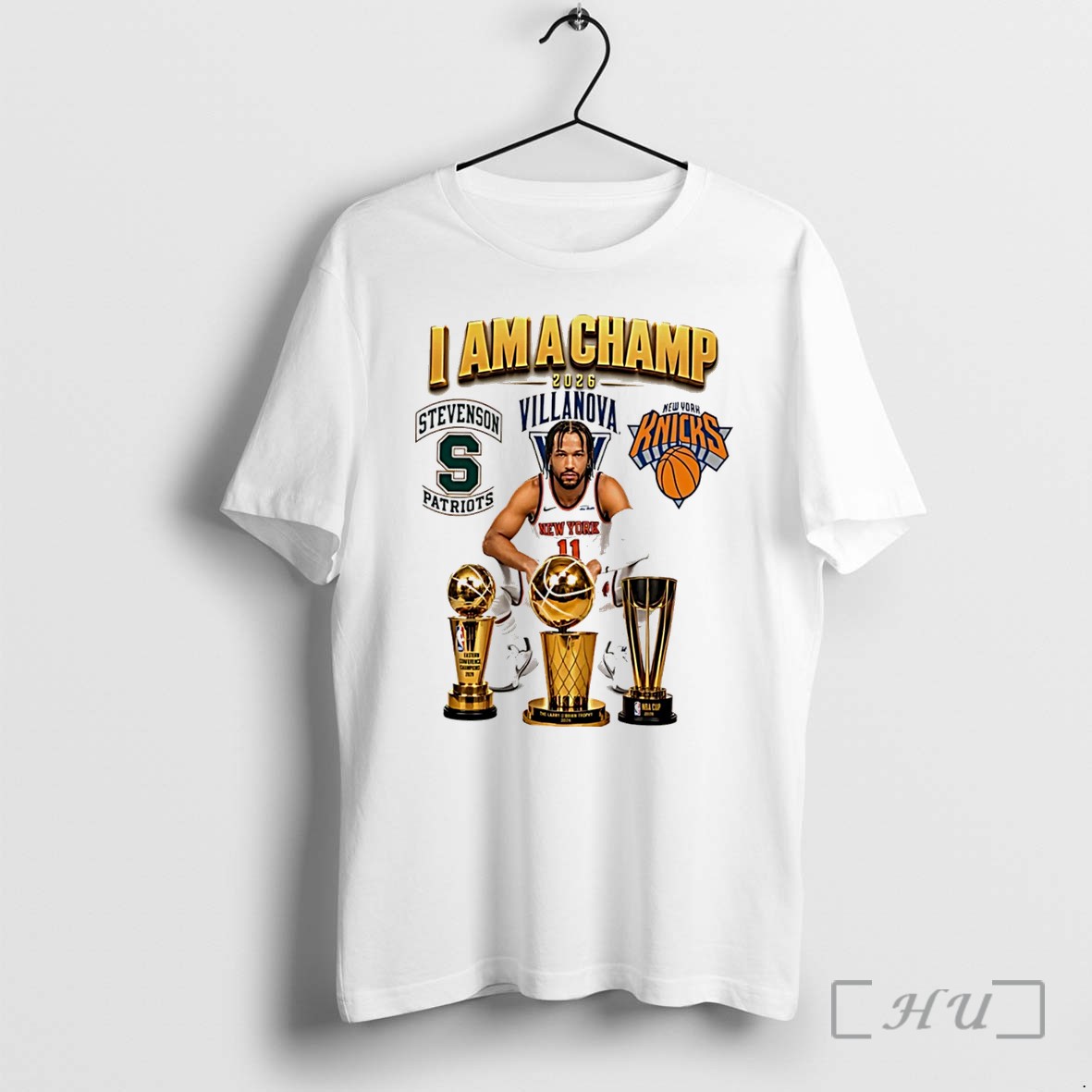 Officials New York Knicks Jalen Brunson I Am A Champ Tee Premium T Shirts Sweater Hoodie
