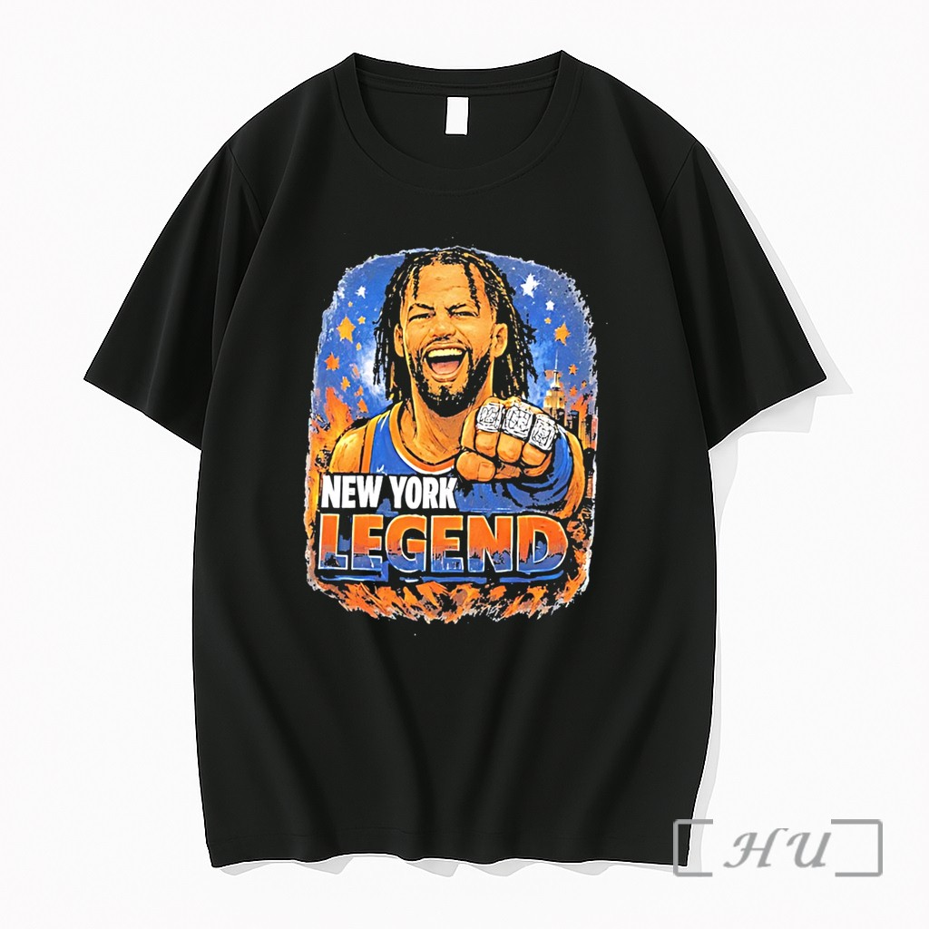 Officials New York Knicks Jalen Brunson The Legend Of New York Rings Vintage Tee Premium T Shirts Sweater Hoodie