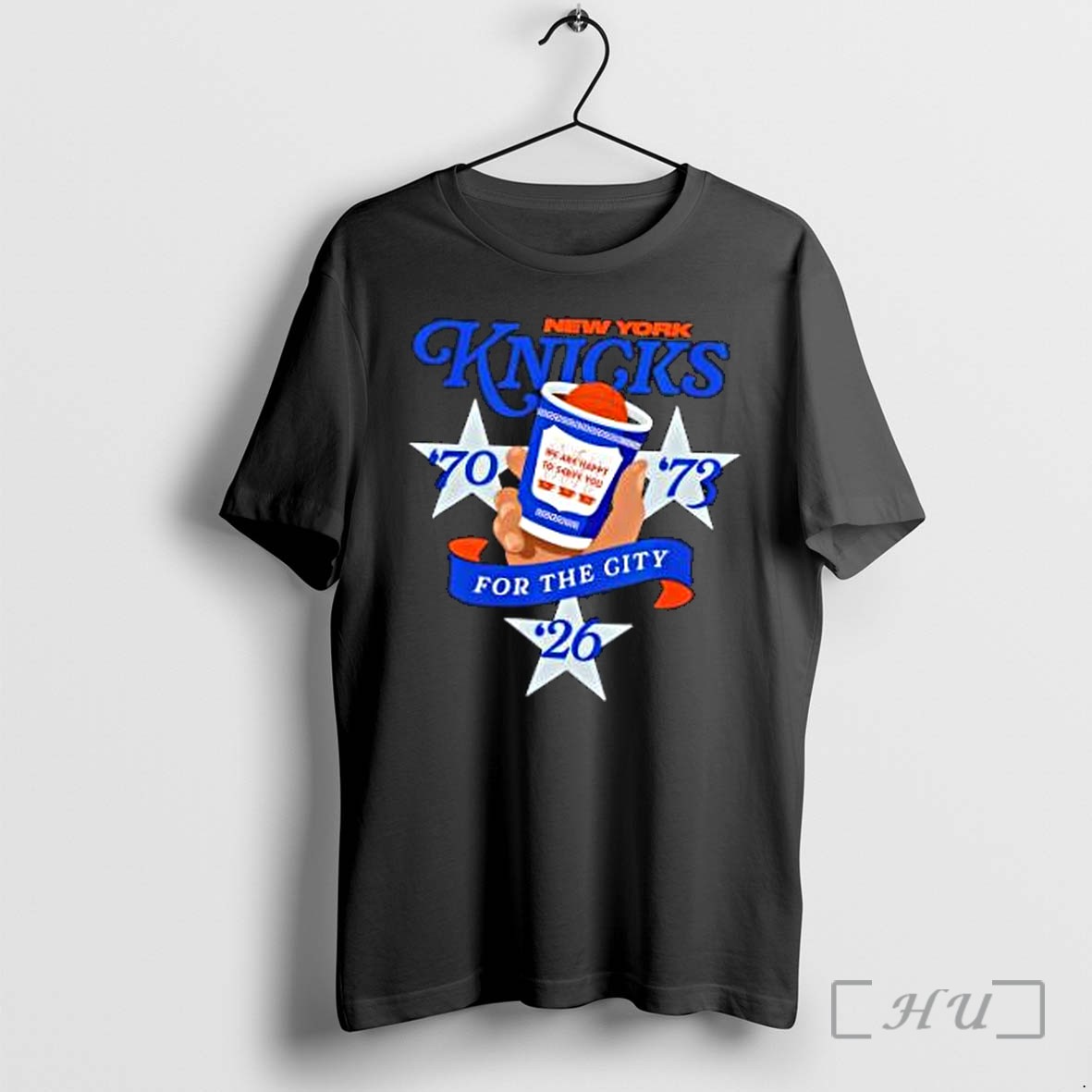 Officials New York Knicks We Are Happy To Serve You 70 73 26 For The City Basketball Premium T Shirts Sweater Hoodie