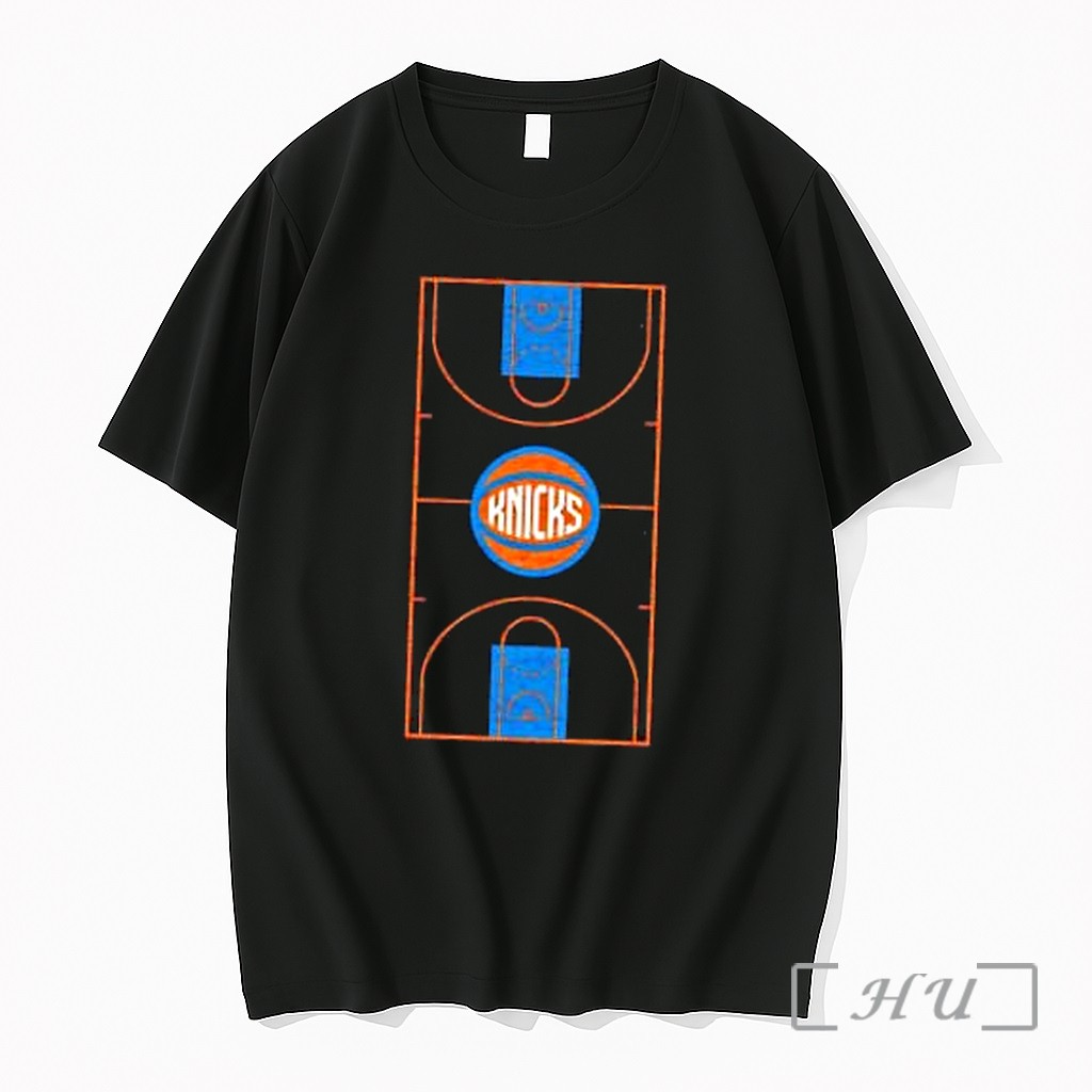 Officials New York Knicks Basketball Court Logo Premium T Shirts Sweater Hoodie