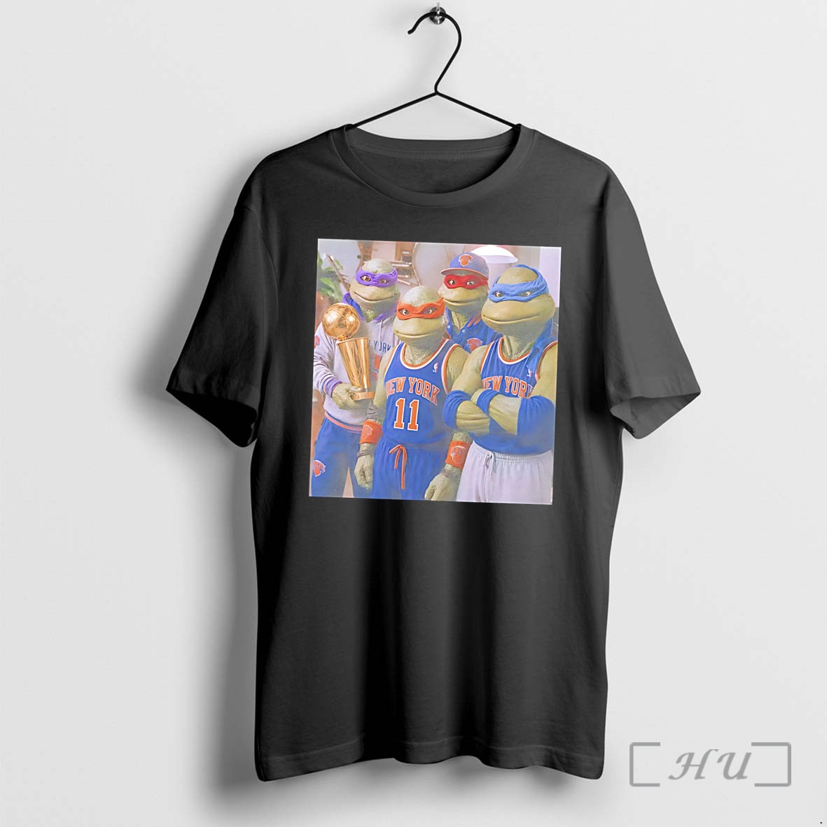 Officials New York Knicks Features Teenage Mutant Ninja Turtles Illustration Tee Premium T Shirts Sweater Hoodie