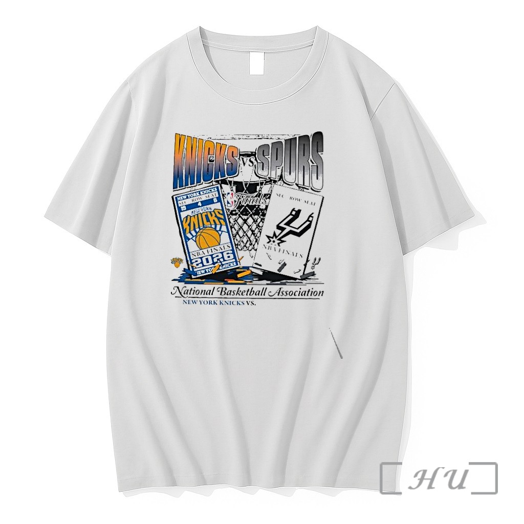 Officials New York Knicks Vs San Antonio Spurs 2026 Nba Final Matchup Tee Premium T Shirts Sweater Hoodie