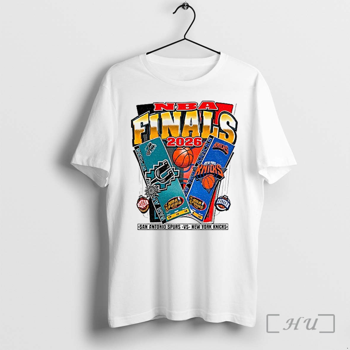 Officials New York Knicks Vs San Antonio Spurs Basketball Nba Finals 2026 Wilson Vintage Premium T Shirts Sweater Hoodie