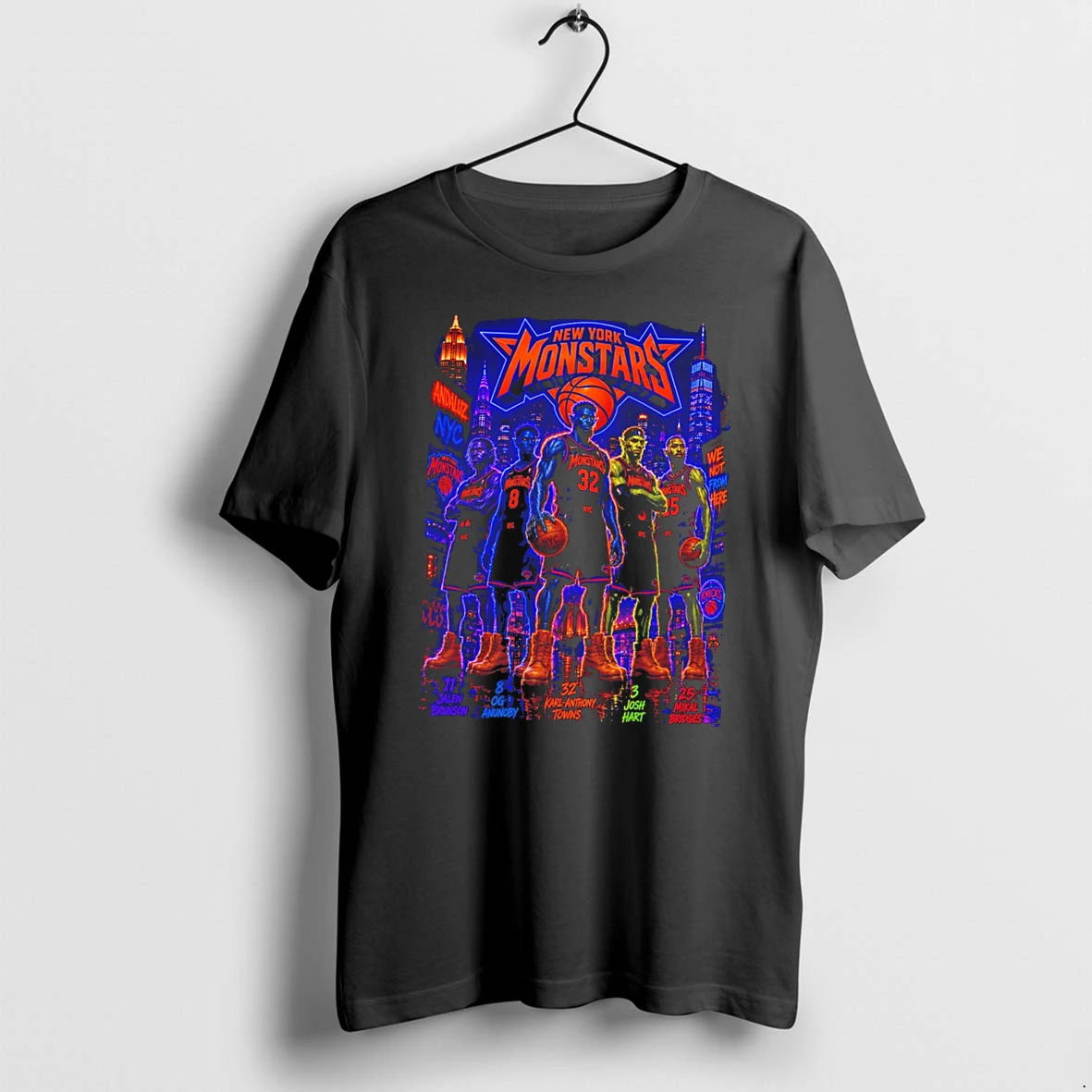 Officials New York Knicks X Space Jam Baketball Tee Premium T Shirt Sweatshirt Hoodie