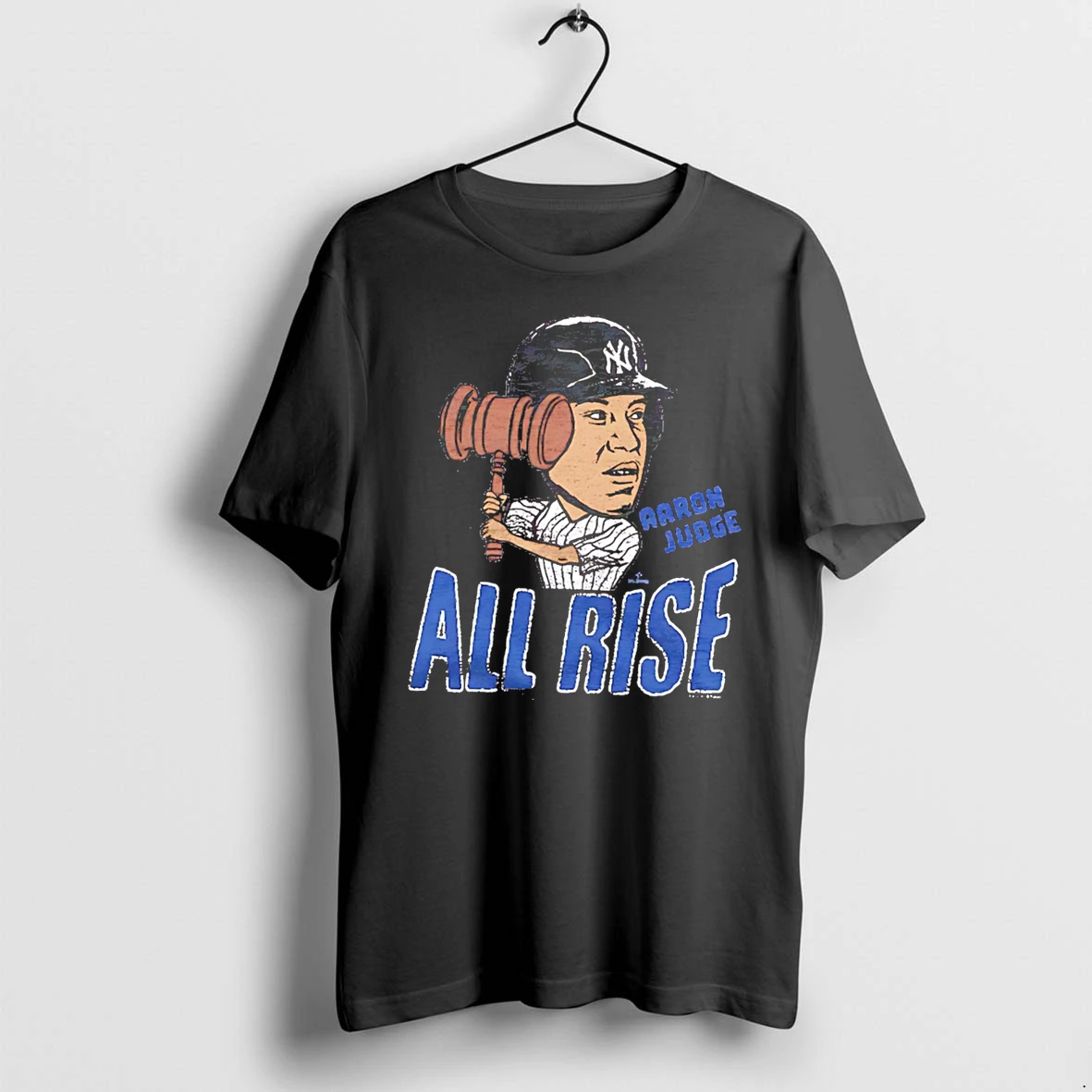 Officials New York Yankees Aaron Judge Caricature Tri Blend Tee Premium T Shirt Sweatshirt Hoodie