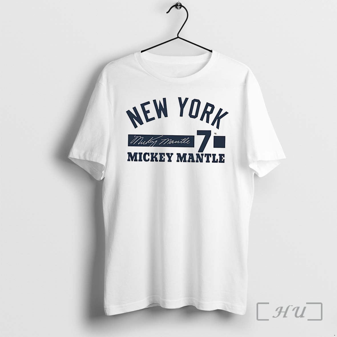 Officials New York Yankees Mickey Mantle Signature Name Number Tee Premium T Shirts Sweater Hoodie
