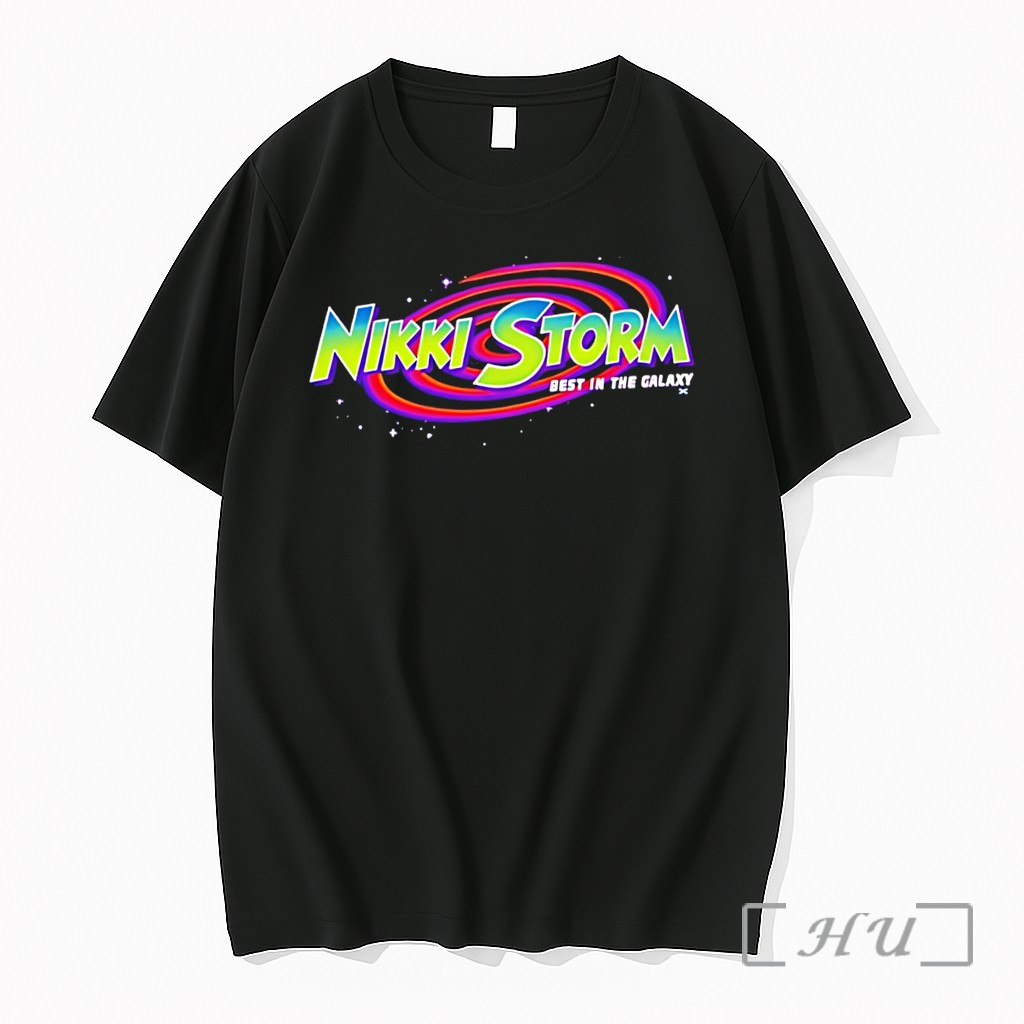 Officials Nikki Storm Best In The Galaxy Spiraling Graphic Tee Premium T Shirts Sweater Hoodie