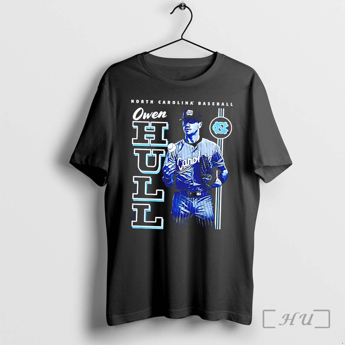 Officials North Carolina Baseball Owen Pugh Owen Hull Portrait Tee Premium T Shirts Sweater Hoodie