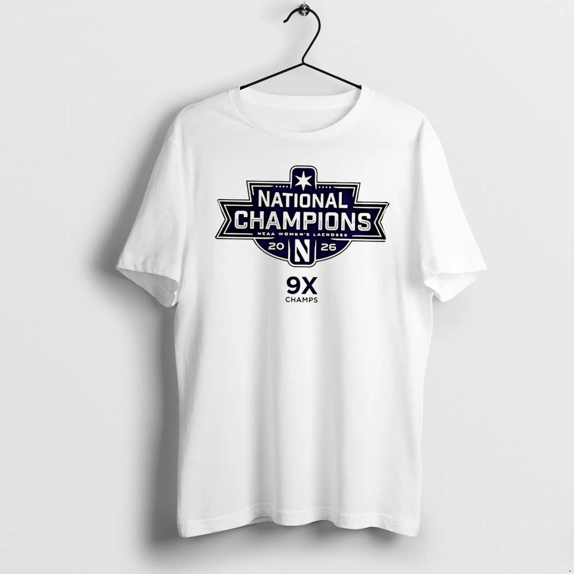 Officials Northwestern Wildcats Womens Lacrosse 2026 National Champions 9x Tee Premium T Shirt Sweatshirt Hoodie