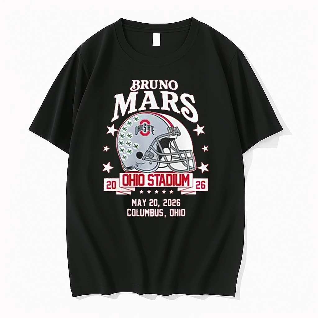 Officials Ohio State Buckeyes X Bruno Mars Ohio Stadium Concert Tour 2026 Tee Premium T Shirt Sweatshirt Hoodie