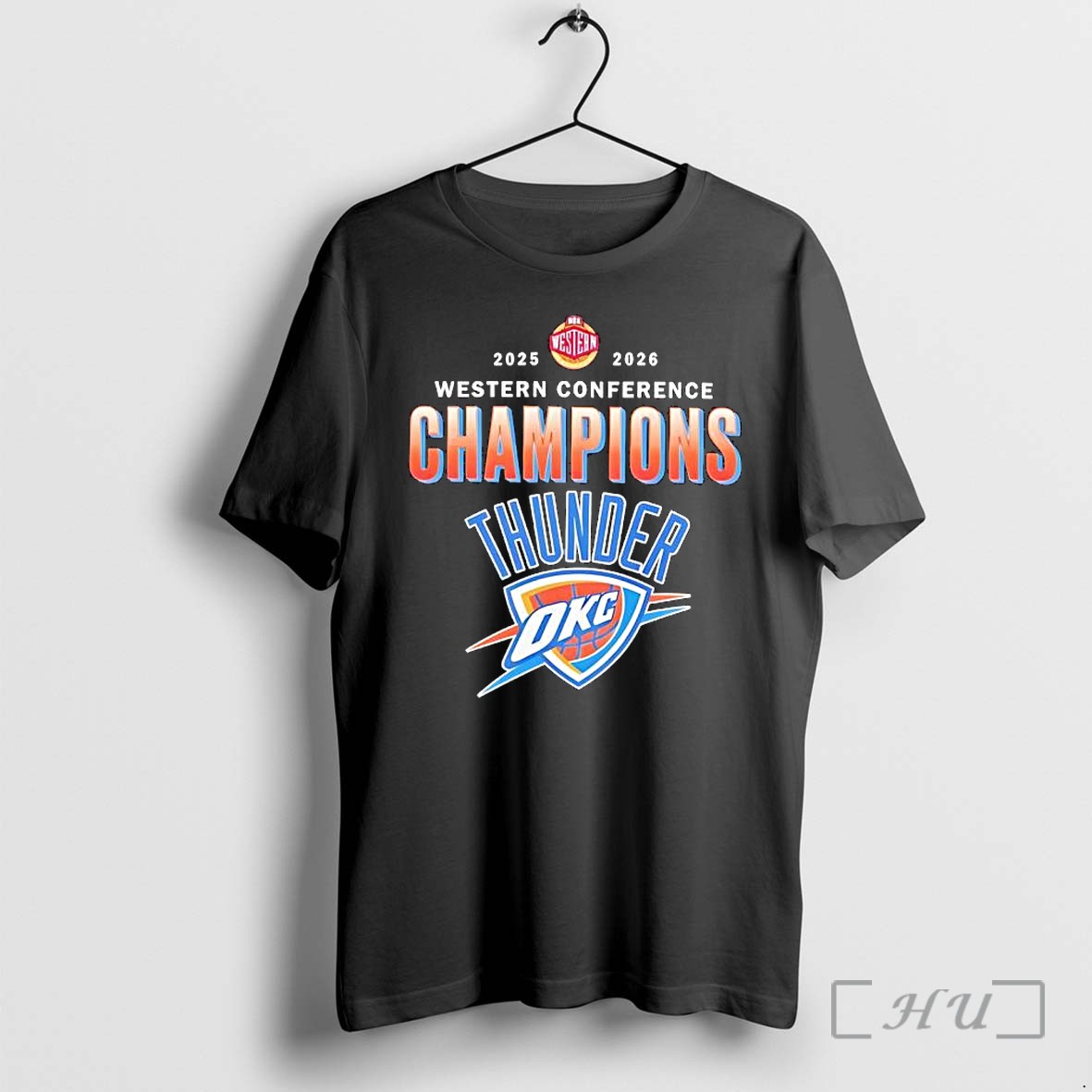 Officials Oklahoma City Thunder Finals Western Conference Champions 2025 2026 Retro Premium T Shirts Sweater Hoodie