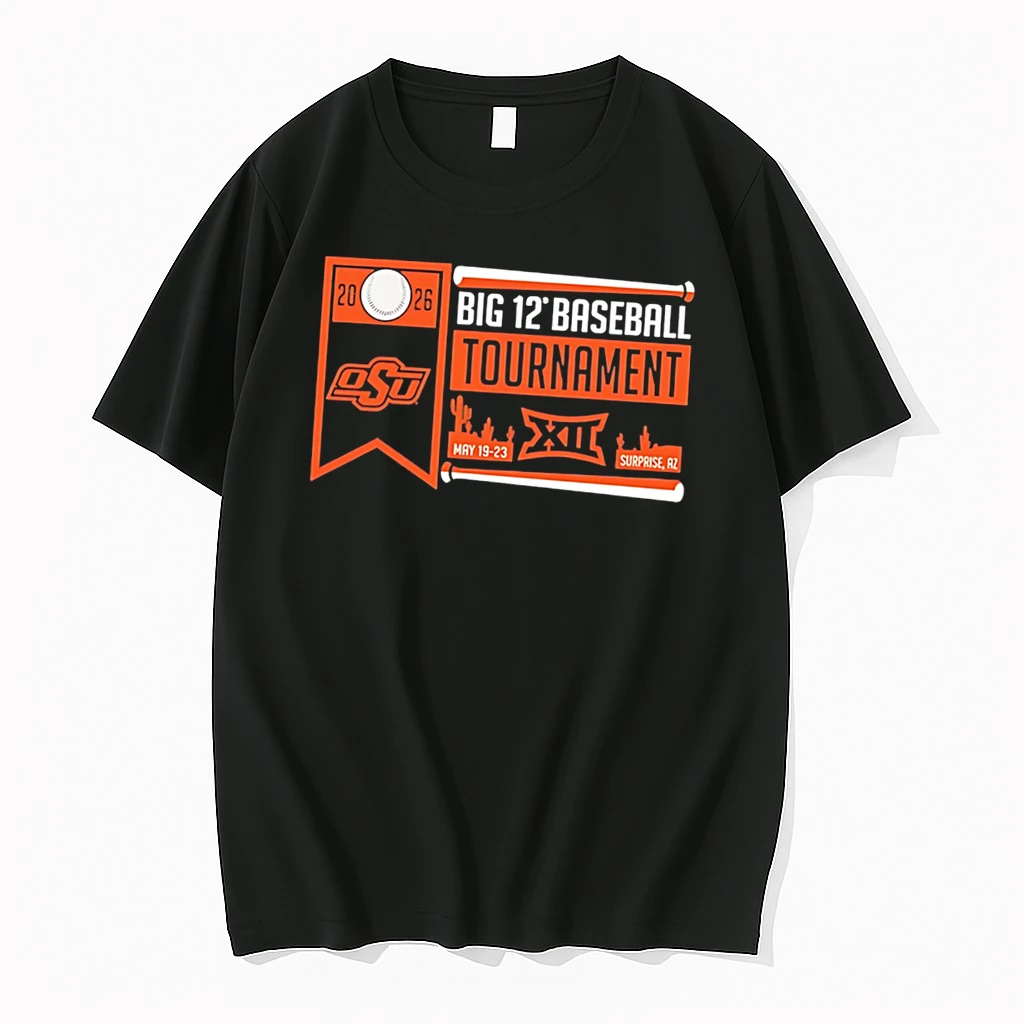 Officials Oklahoma State Cowboys 2026 Big 12 Baseball Tournament Participant Tee Premium T Shirt Sweatshirt Hoodie