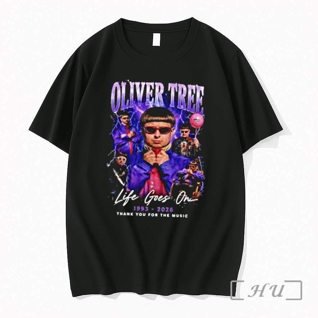 Officials Oliver Tree Tribute Life Goes On 1993 2026 Thank You For The Music Premium T Shirts Sweater Hoodie