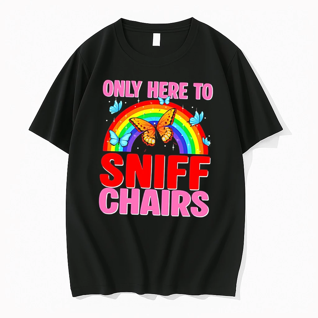 Officials Only Here To Sniff Chairs Rainbow Tee Premium T Shirt Sweatshirt Hoodie