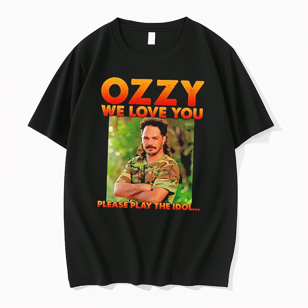 Officials Ozzy We Love You Please Play The Idol Tee Premium T Shirt Sweatshirt Hoodie