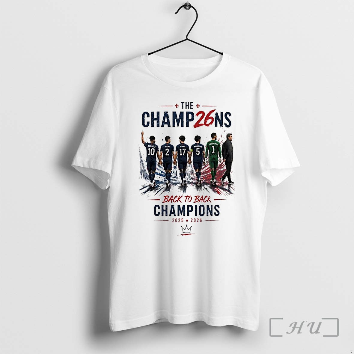 Officials Psg Back To Back Champions 2025 2026 The Champ26ns Premium T Shirts Sweater Hoodie