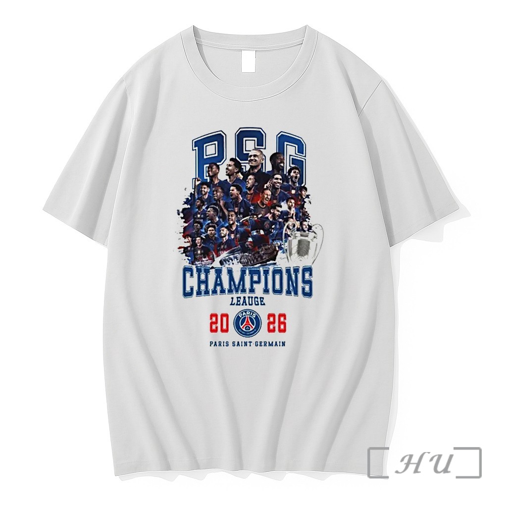 Officials Paris Saint Germain Champions League Winners Psg 2026 Premium T Shirts Sweater Hoodie