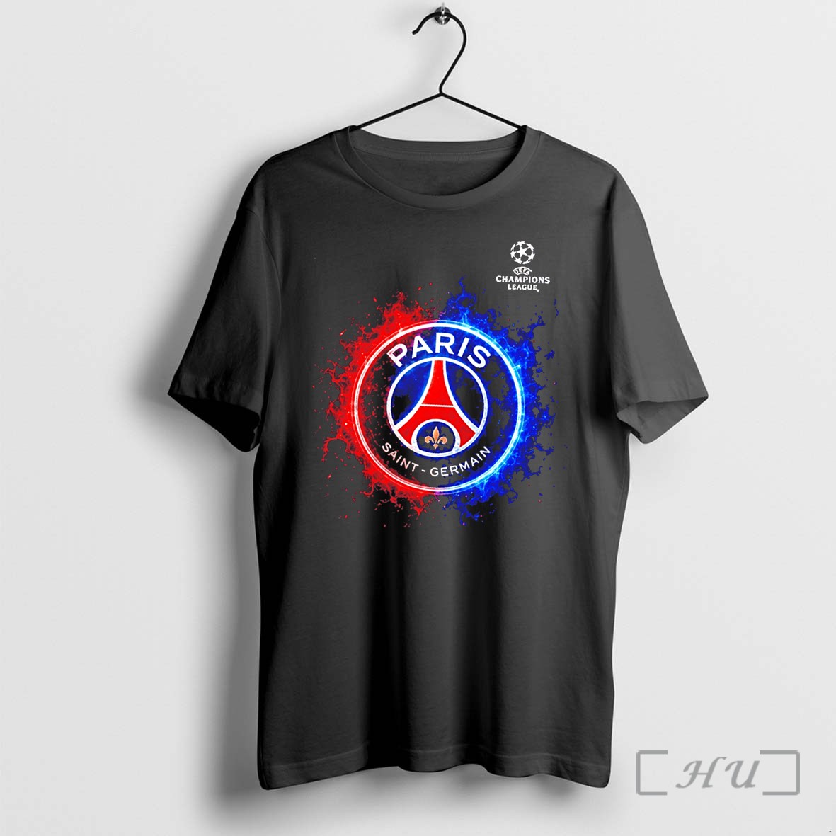 Officials Paris Saint Germain Fc Uefa Champions League 2025 26 Champions Logo Tee Premium T Shirts Sweater Hoodie