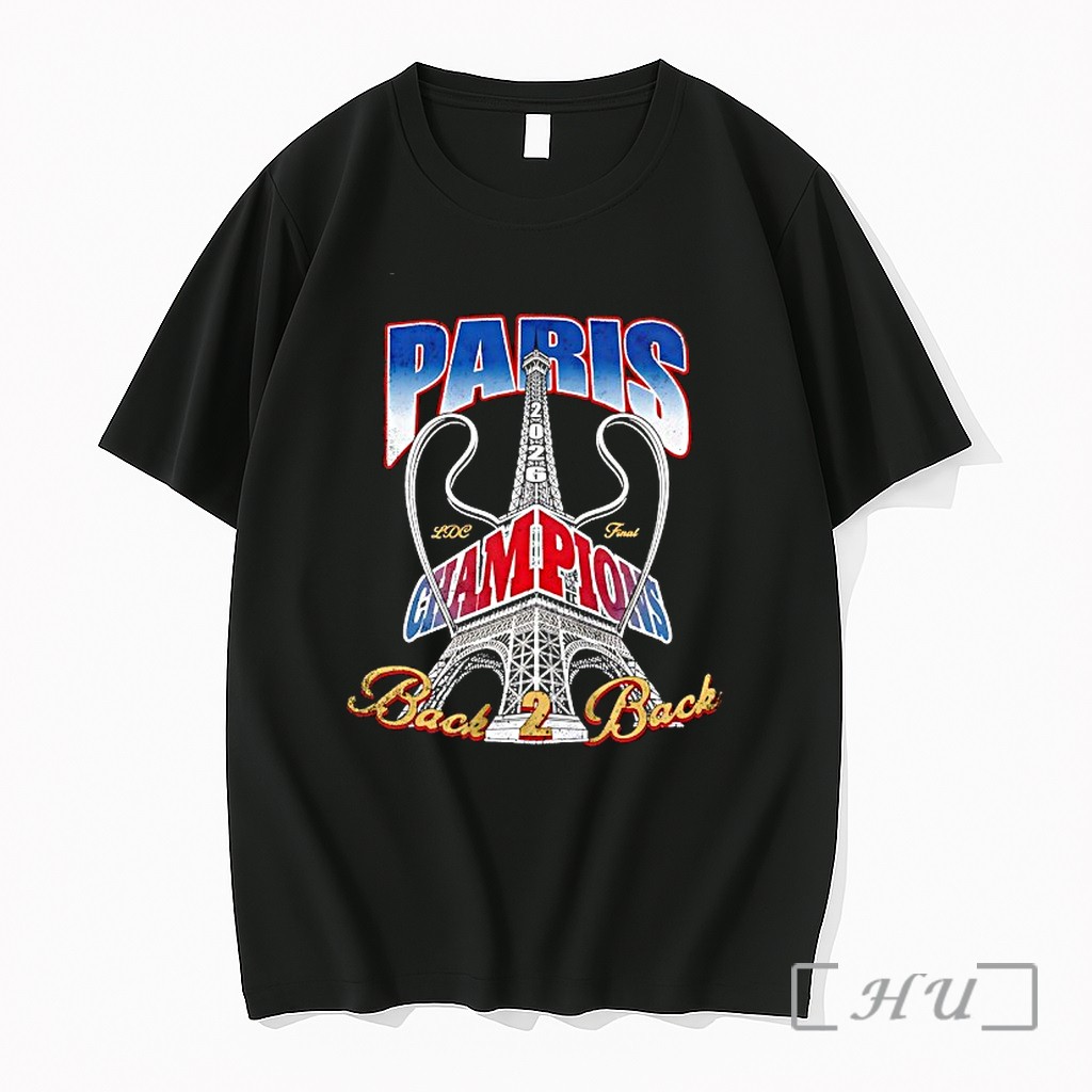 Officials Paris Saint Germain Ldc Final Back 2 Back Premium T Shirts Sweater Hoodie