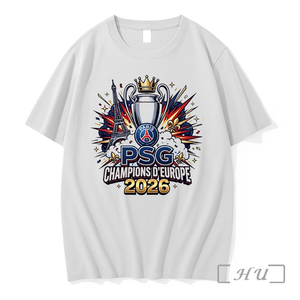 Officials Paris Saint Germain Psg Champions League Winners 2026 Premium T Shirts Sweater Hoodie