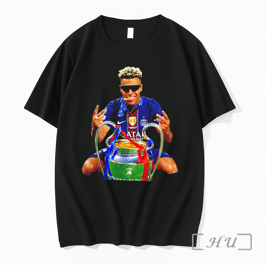 Officials Paris Saint Germain Trophy Throne Uefa League Champions 2025 26 Tee Premium T Shirts Sweater Hoodie