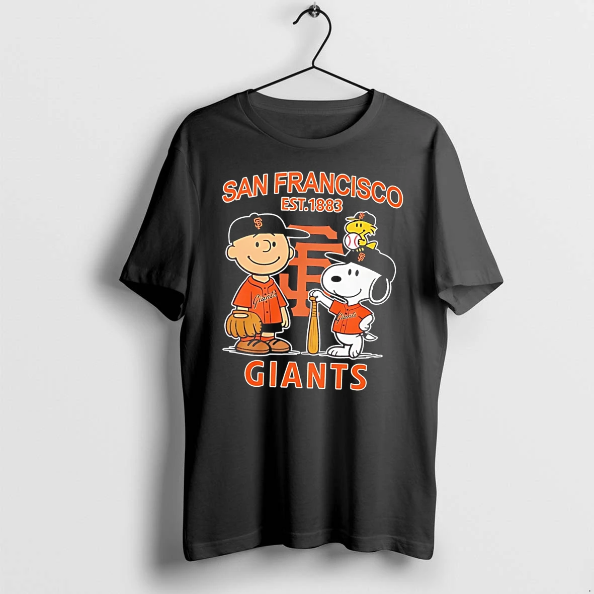 Officials Peanuts X San Francisco Giants Baseball Est 1883 Tee Premium T Shirt Sweatshirt Hoodie