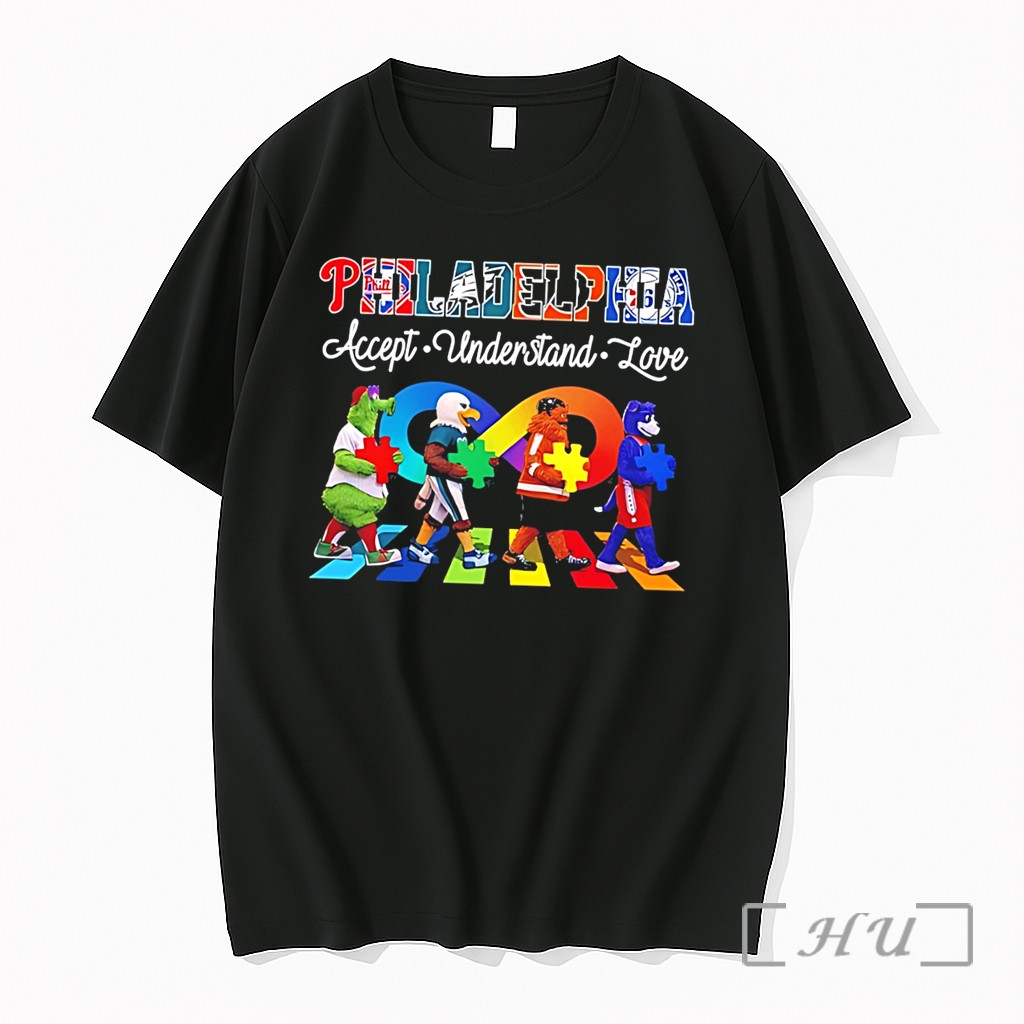 Officials Philadelphia Accept Understand Love Mascot Tee Premium T Shirts Sweater Hoodie