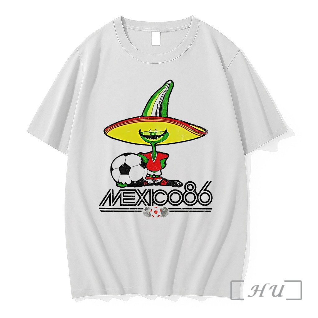 Officials Pique The Soccer Chili Mascot Mexico 86 World Cup Tournament Football Premium T Shirts Sweater Hoodie