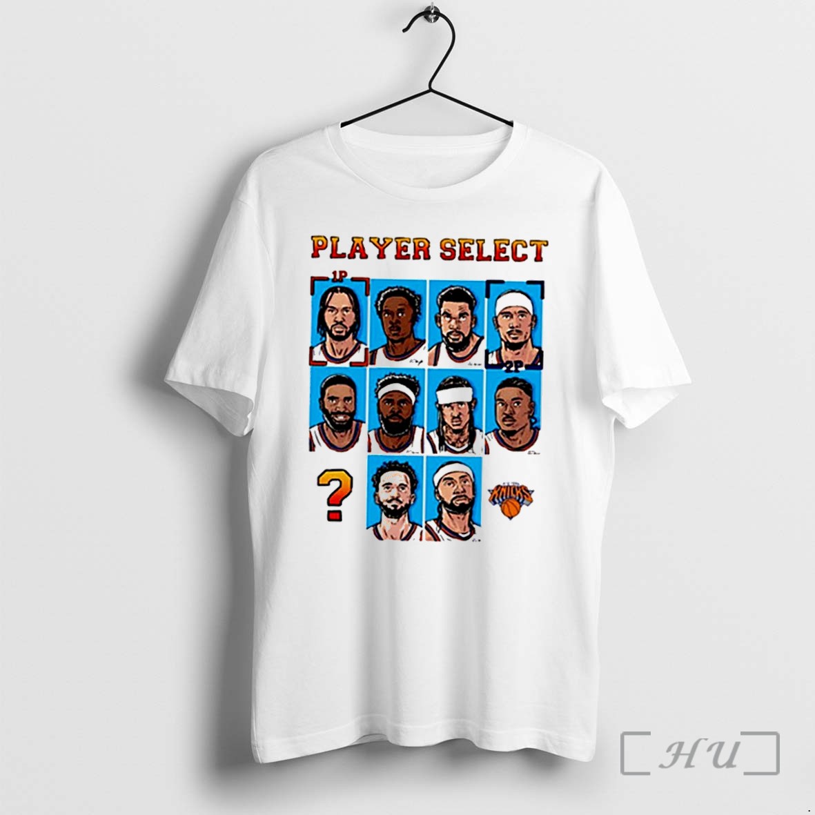 Officials Player Select New York Knicks 8bit Game Tee Premium T Shirts Sweater Hoodie