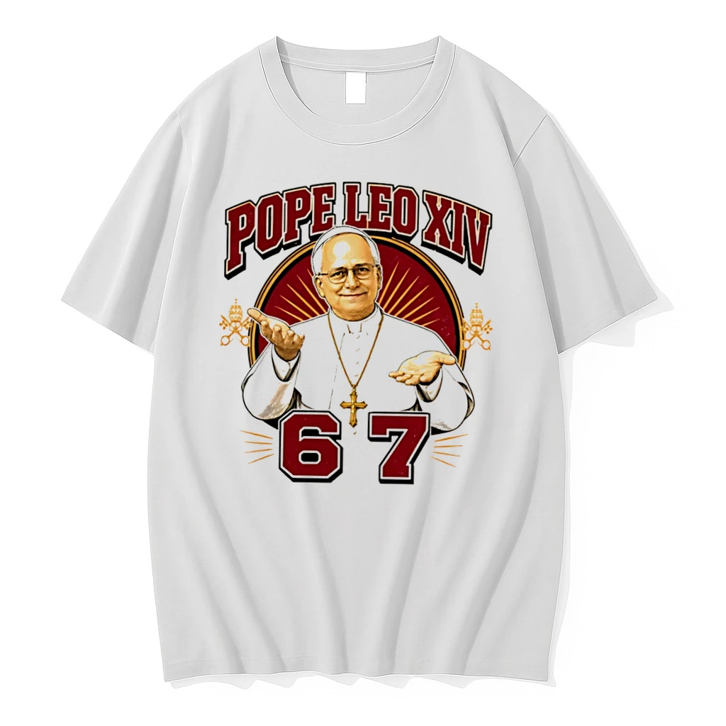 Officials Pope Leo Xiv 6 And 7 Graphic Tee Premium T Shirt Sweatshirt Hoodie