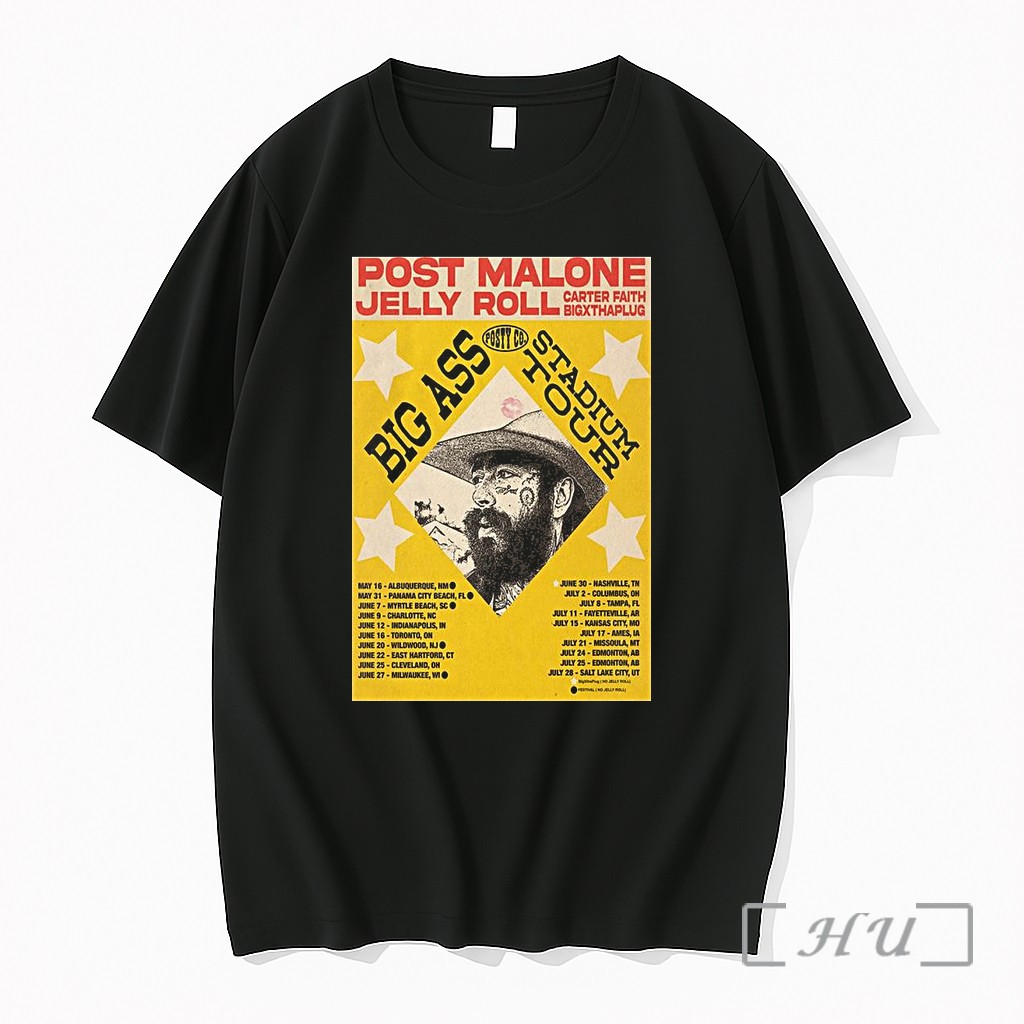 Officials Post Malone Big Ass Stadium Tour 1 Premium T Shirts Sweater Hoodie