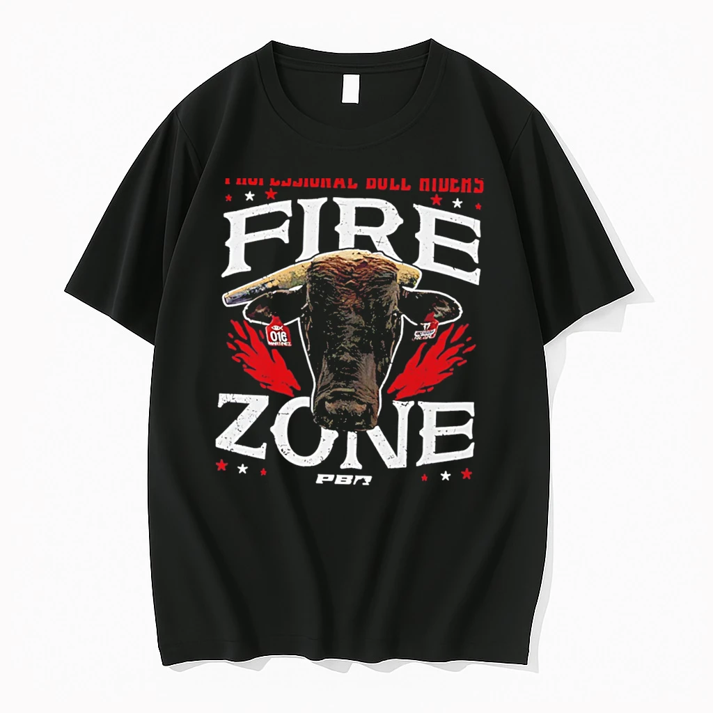 Officials Professional Bull Riders Fire Zone Pbr Rodeo Tee Premium T Shirt Sweatshirt Hoodie