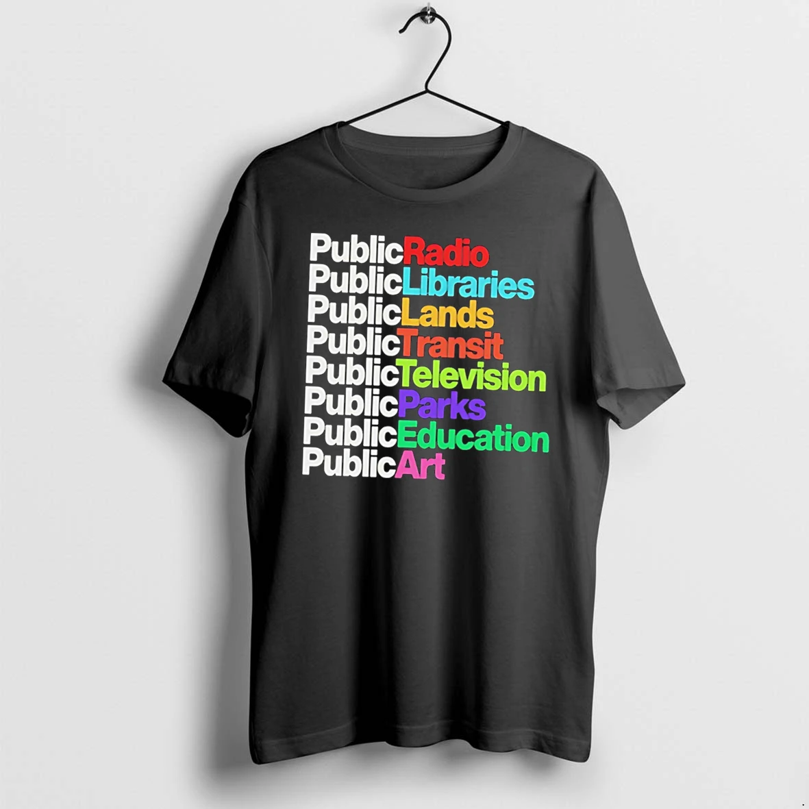 Officials Public Radio Libraries Lands Transit Television Parks Education Art Tee Premium T Shirt Sweatshirt Hoodie