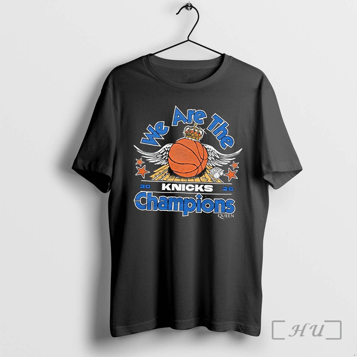 Officials Queens Crowned Knicks We Are The Champions Basketball Black Premium T Shirts Sweater Hoodie