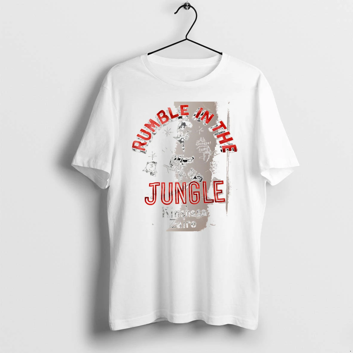 Officials Rof X Rumble In The Jungle Kinshasa Zaire White Premium T Shirt Sweatshirt Hoodie