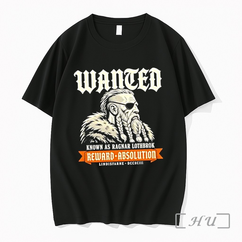 Officials Ragnar Lothbrok Vikings Wanted Known As Ragnar Lothbrok Reward Absoluiton Premium T Shirts Sweater Hoodie