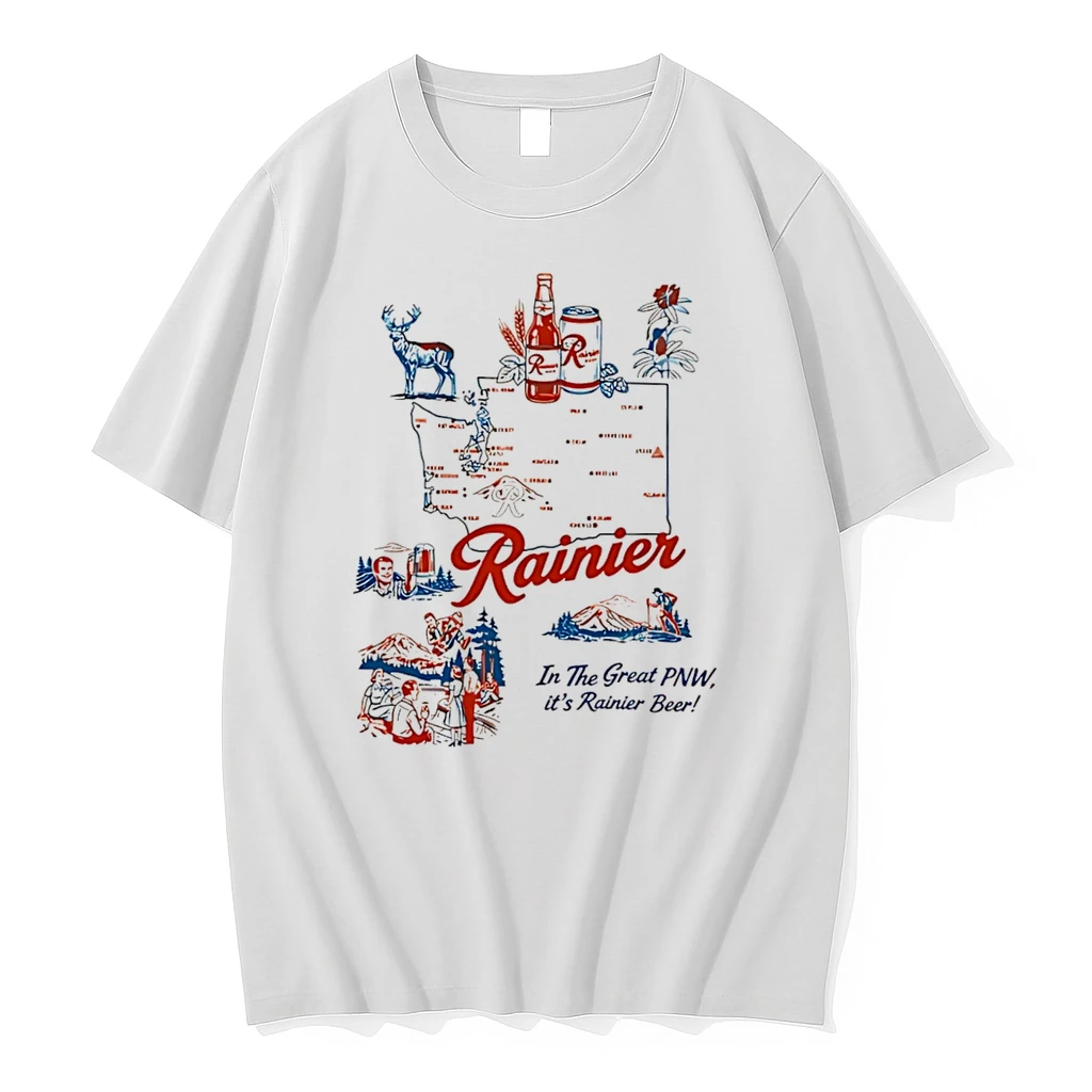 Officials Rainier Beer In The Great Pnw Its Rainier Beer Doodle Tee Premium T Shirt Sweatshirt Hoodie