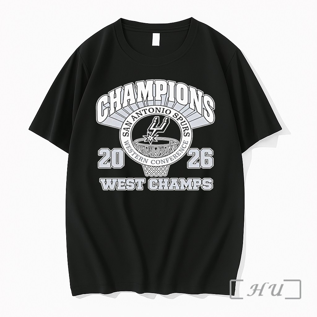 Officials Retro San Antonio Basketball 2026 Spurs West Champs Premium T Shirts Sweater Hoodie
