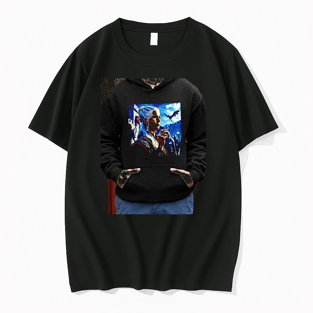 Officials Rhaenyra Targaryen House Of The Dragon Smoking Targaryen Queen Fantasy Premium T Shirt Sweatshirt Hoodie