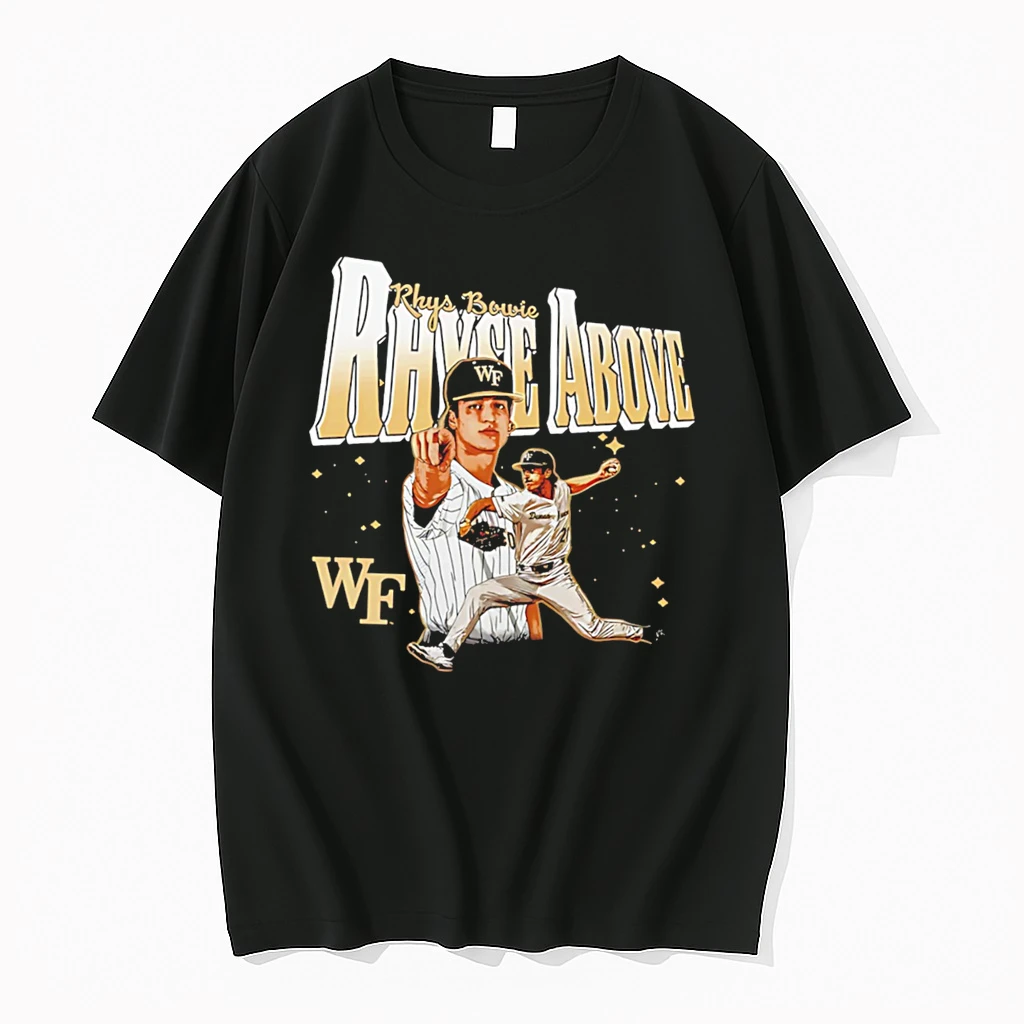 Officials Rhys Bowie Wake Forest Baseball Welcome To Bowie Land Tee Premium T Shirt Sweatshirt Hoodie