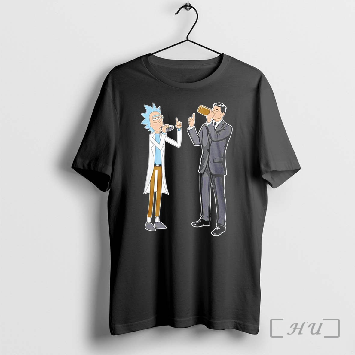 Officials Rick And Archer Drinking Buddies Cartoon Tee Premium T Shirts Sweater Hoodie