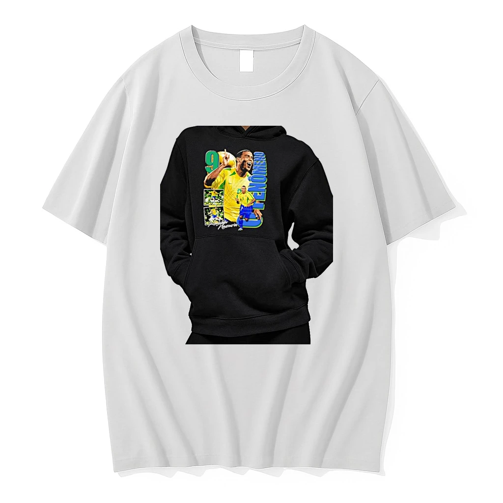 Officials Ronaldo Nazario Brazil National Fenomeno Ronaldo Nazario Premium T Shirt Sweatshirt Hoodie