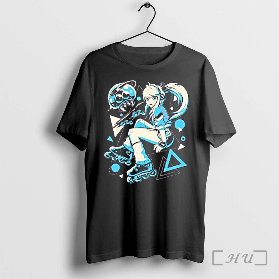 Officials Samus Aran Metroid Rollerblades Skateboard Premium T Shirts Sweater Hoodie