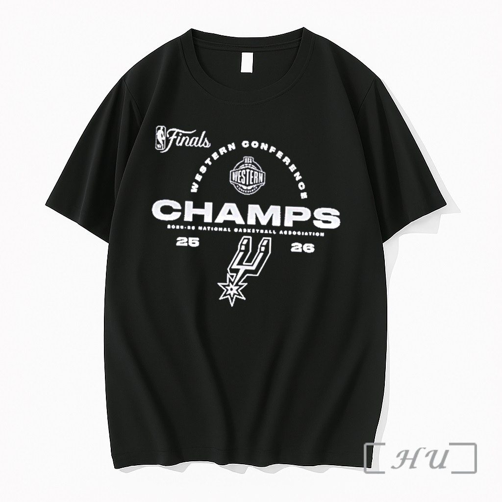 Officials San Antonio Spurs 2025 26 Nba Western Conference Champions Tee Premium T Shirts Sweater Hoodie