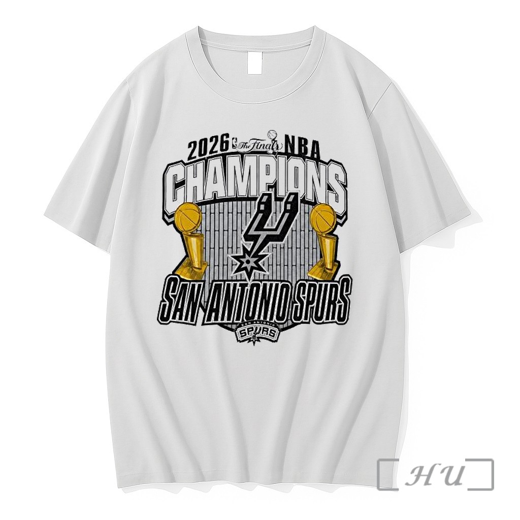 Officials San Antonio Spurs 2026 Nba Finals Champions Trophy Graphic Premium T Shirts Sweater Hoodie