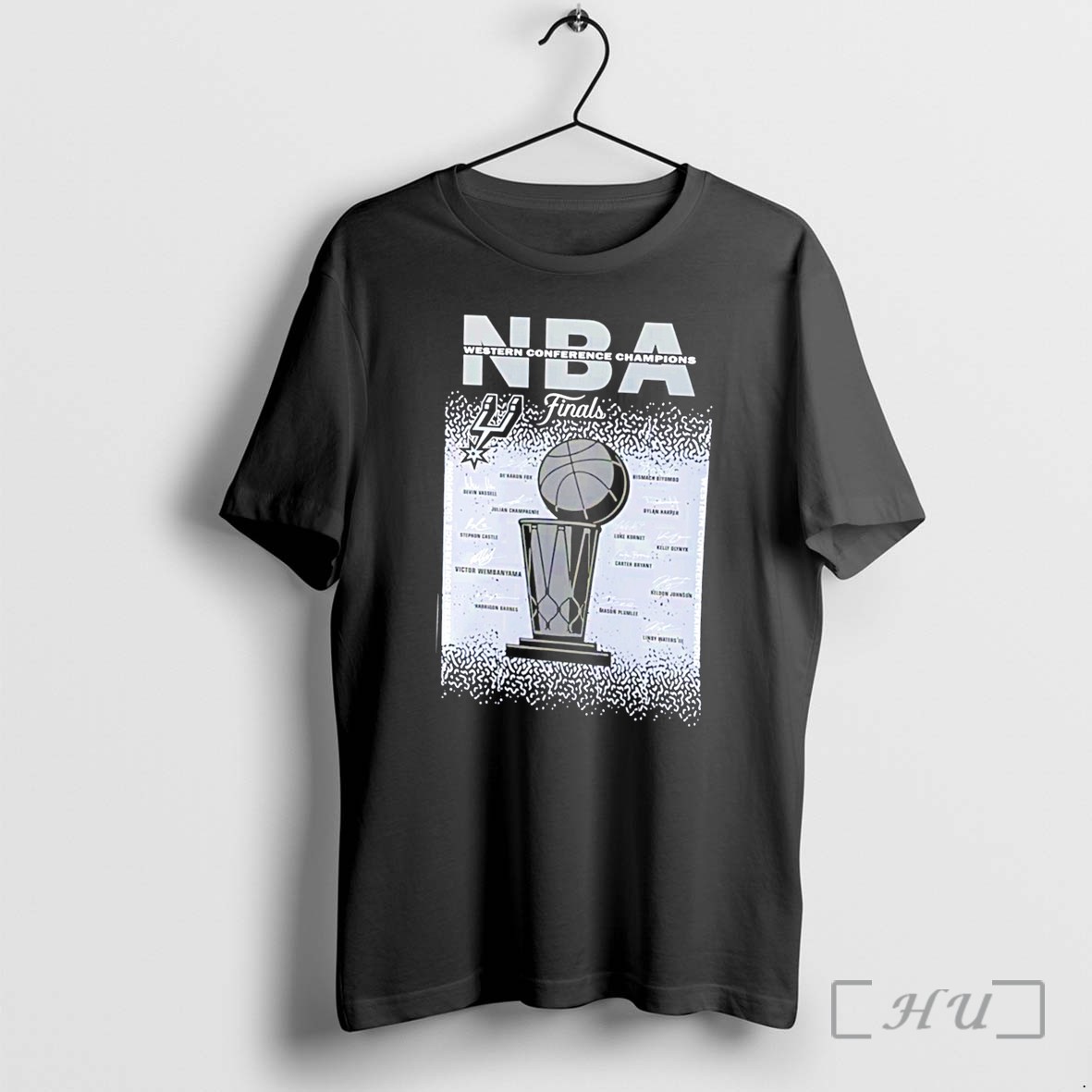 Officials San Antonio Spurs 2026 Nba Finals Western Conference Champions Trophy Tee Premium T Shirts Sweater Hoodie