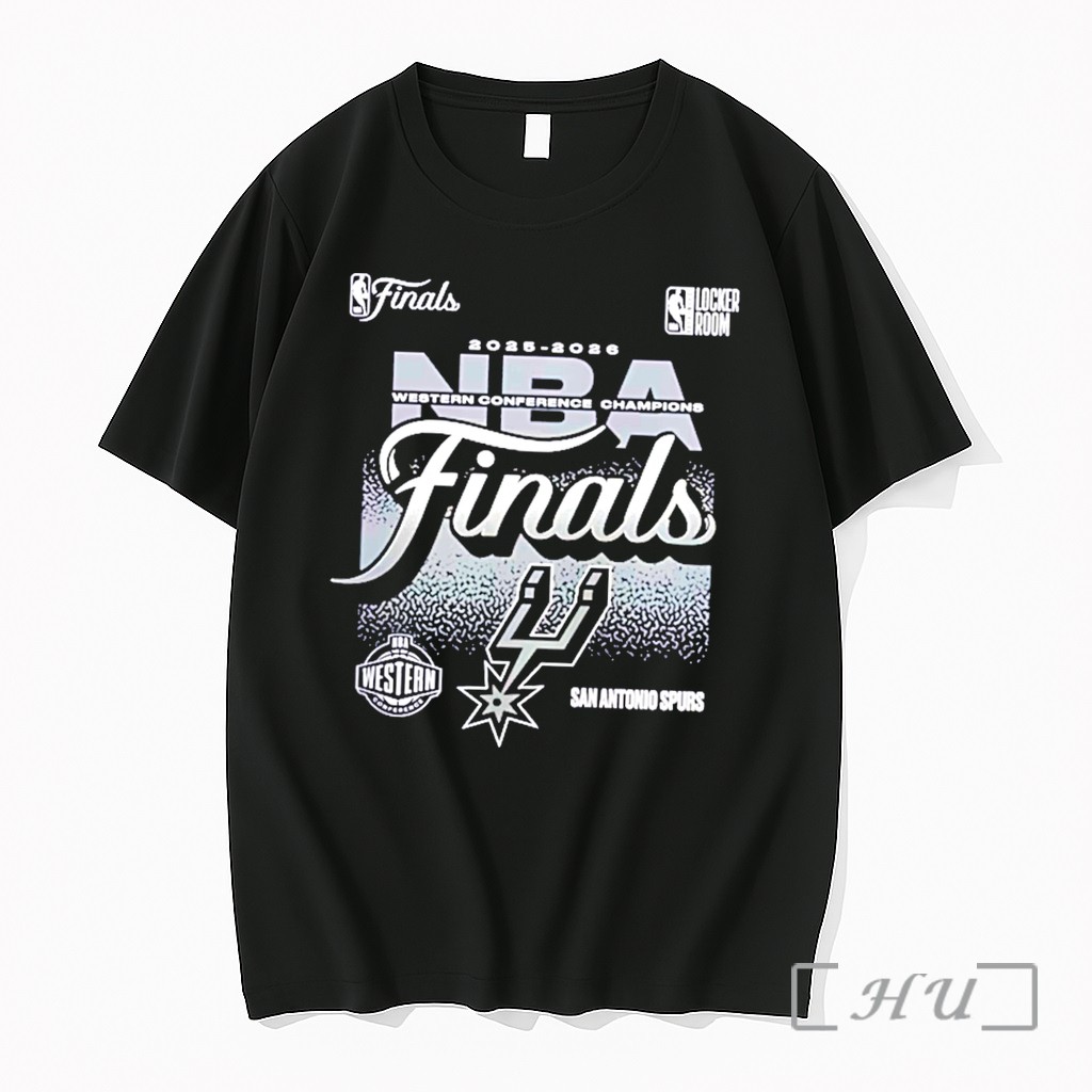 Officials San Antonio Spurs 2026 Nba Western Conference Champions Locker Room Tee Premium T Shirts Sweater Hoodie