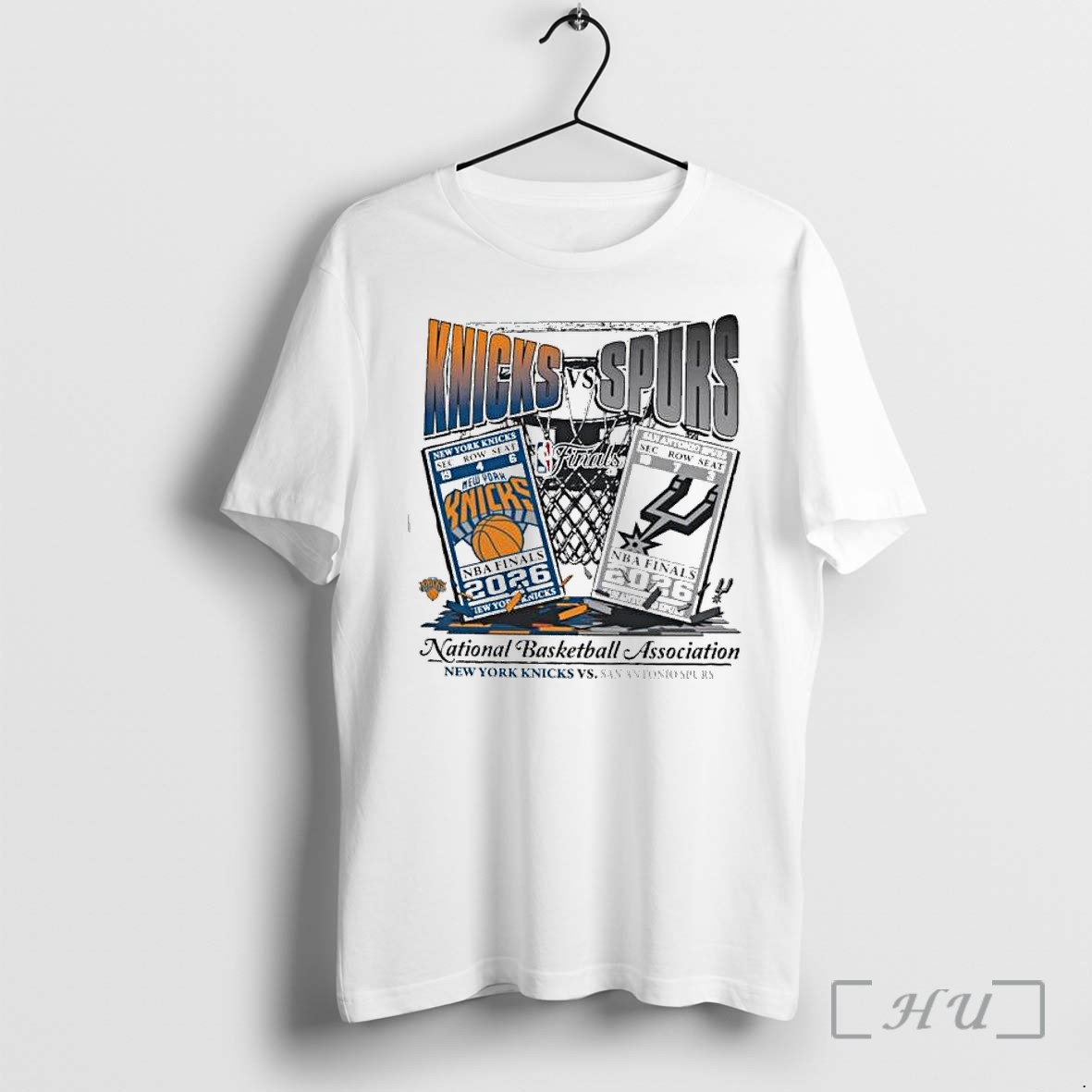 Officials San Antonio Spurs Vs New York Knicks 2026 Nba Finals Matchup Franklin Premium T Shirts Sweater Hoodie