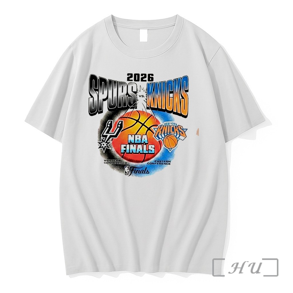 Officials San Antonio Spurs Vs New York Knicks 2026 Nba Finals Matchup Head To Head Tee Premium T Shirts Sweater Hoodie