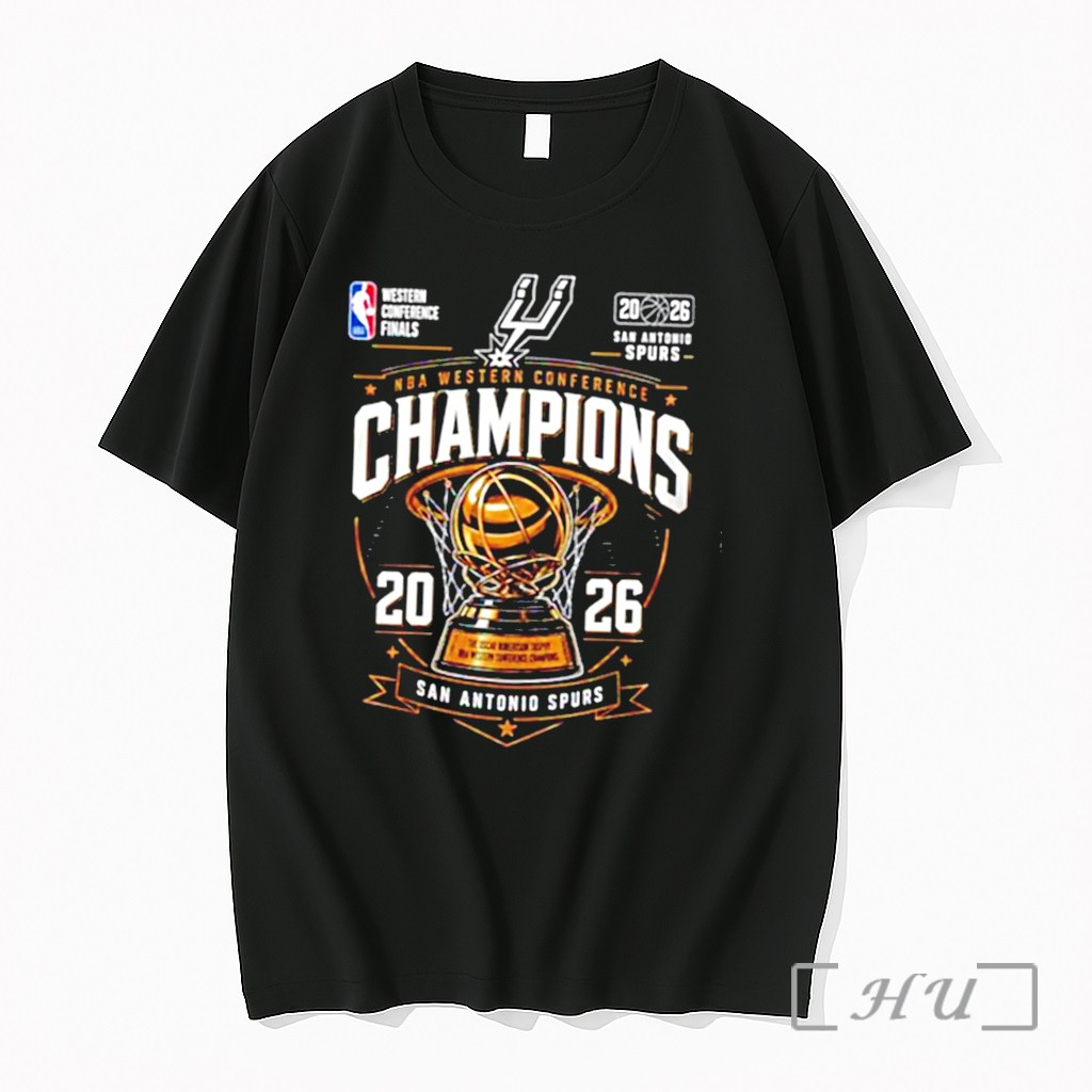 Officials San Antonio Spurs Western Conference Champions 2026 Trophy Vintage Tee Premium T Shirts Sweater Hoodie